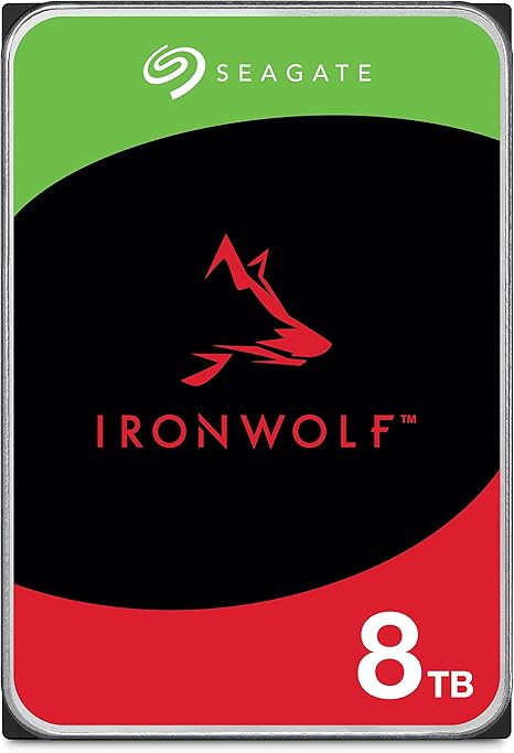 Seagate IronWolf 8TB NAS Internal Hard Drive HDD 3.5 Inch SATA 6Gb/s 7200 RPM 256MB Cache for RAID Network Attached Storage (ST8000VNZ04/N004) - The HDDs